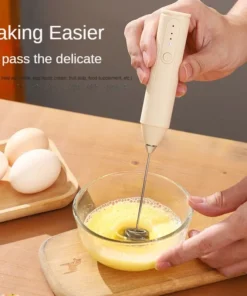 Alternative view of Stainless Steel Portable Handheld Blender - 3 Speed USB Rechargeable Milk Frother