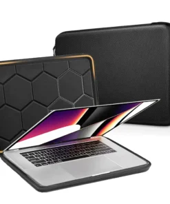 Alternative view of Laptop Sleeve Bag for 13-15.6 Inch Laptops - Waterproof Shockproof Case with Straps, Black