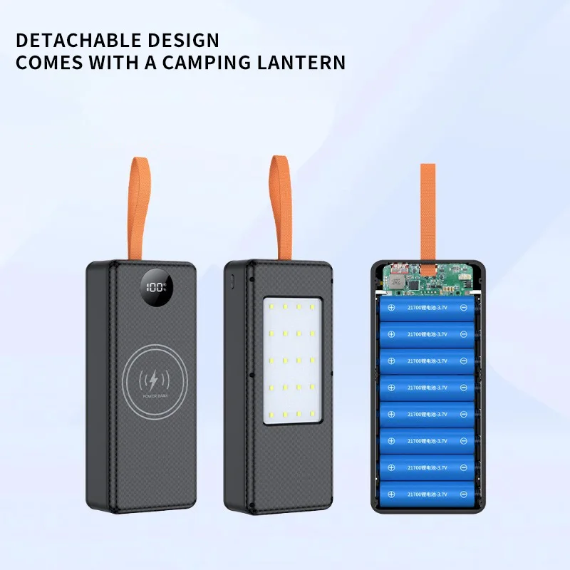 Huawei 21700 Power Bank Battery Case with Dual USB Type-C and Camping Lights - Image 8