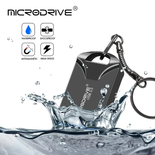 Alternative view of High-Speed Mini USB 3.0 Flash Drive - 16GB, 32GB, 64GB, 128GB with Keychain