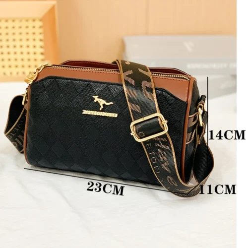 Alternative view of Luxury High Quality Women Messenger Bag Famous Designer Lady Shoulder Bags Fashionable Checkered Trendy Crossbody Bolsas Sac A