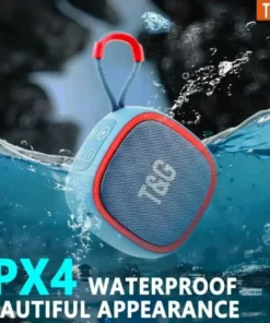 Alternative view of Portable Bluetooth Speaker – Mini Waterproof IPX4, TWS Stereo, FM Support, HIFI Sound for Car Audio