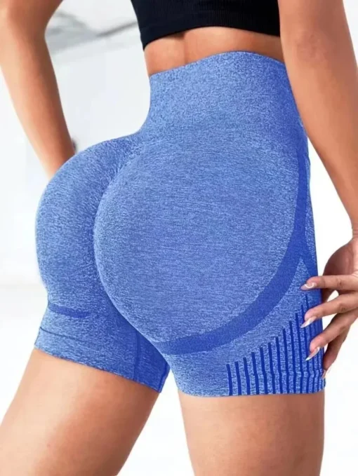High Waist Yoga Shorts for Women - Fitness and Running Short Pants for Gym Workouts - Image 7