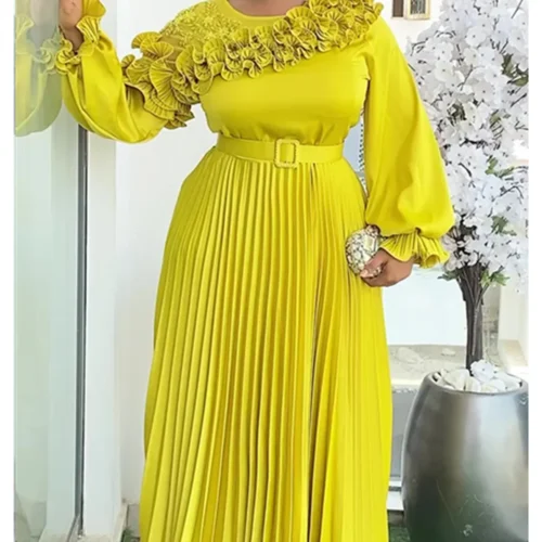 Alternative view of Elegant Plus Size African Dashiki Maxi Dress for Women - Stylish Wedding and Evening Gown