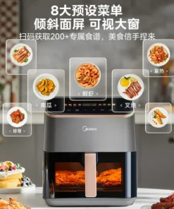 Smart AI Air Fryer and Steam Oven - Large Capacity, Multi-Function Cooking