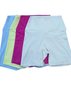 Alternative view of High Waist Biker Shorts for Women - Tummy Control Yoga Leggings