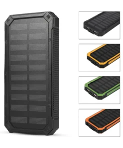 Alternative view of Polar 20,000mAh Solar Power Bank Case with Dual USB Fast Charging