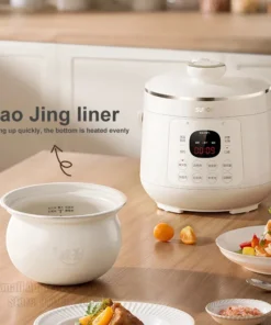 Alternative view of SUPOR 2.3L Electric Pressure Cooker - Mini Portable Rice Cooker for 1-4 People