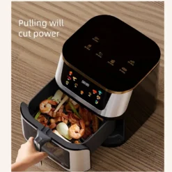 Alternative view of Large Capacity Electric Air Fryer with Multi-Function Cooking for Healthy French Fries
