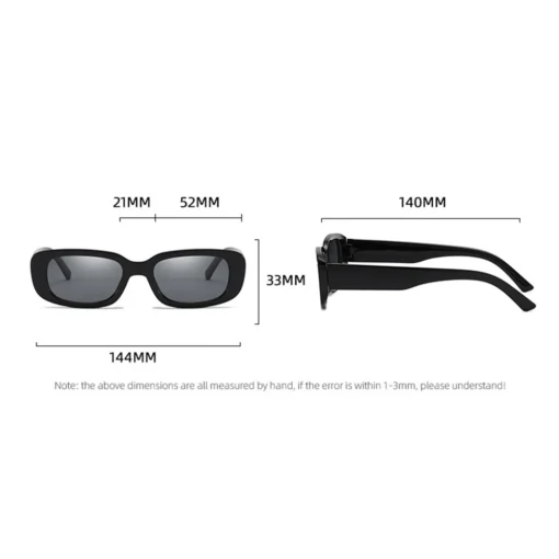 Retro Small Frames Sunglasses with UV400 Protection for Unisex Street Fashion - Image 6