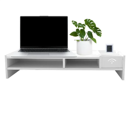 3-Tier Desk Riser Monitor Stand with Elevated Design for Office and Home Use - Image 3