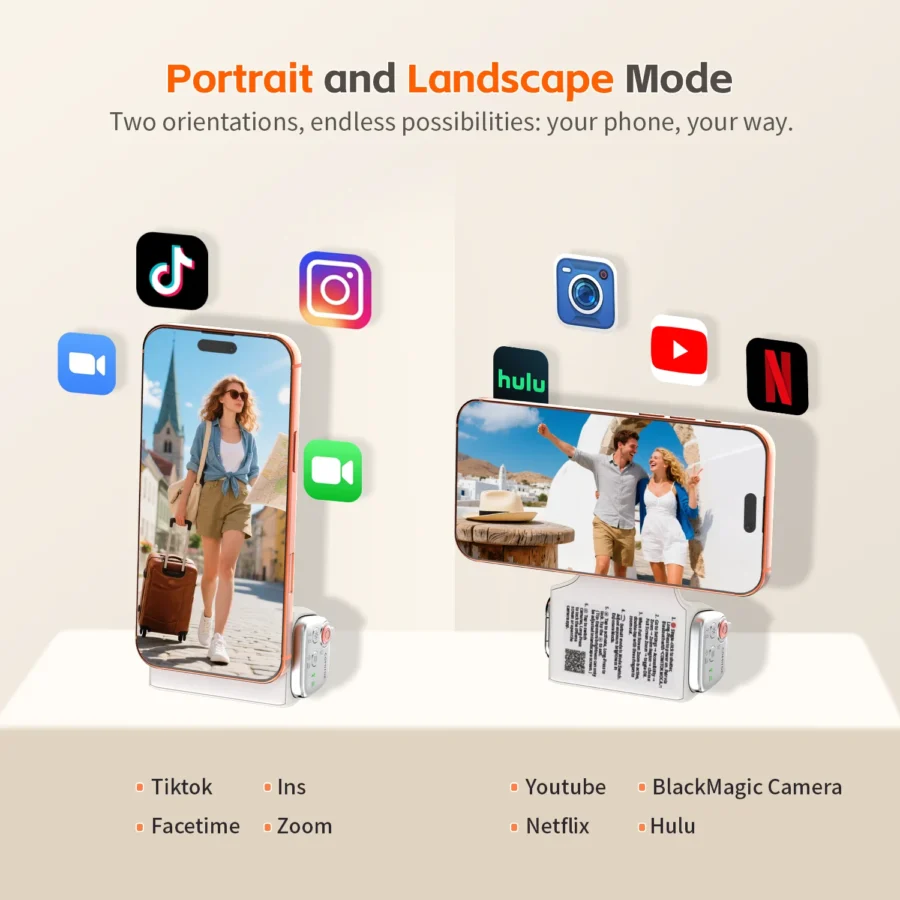 COMITOK Magnetic Phone Camera Hand Grip Smart Holder with Remote Control for Iphone & Android Shooting Aid Accessory - Image 6