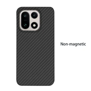 OnePlus 15 Phone Case with Kevlar Aramid Fiber Ultra-Thin Hard Shell for Business Professionals