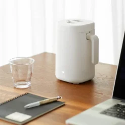 Alternative view of 800ml Portable Electric Lunch Box - Non-Stick Multi-Function Ceramic Rice Cooker for 1-2 People