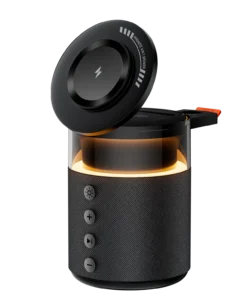 5-in-1 Magnetic Wireless Charging Station with Wireless Speaker Night Light Fast Charger for iPhone iWatch AirPods With Speaker