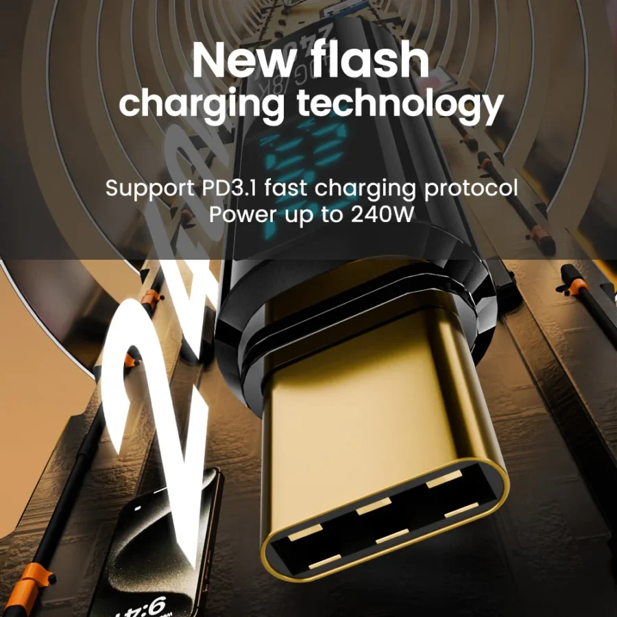 NNBILI PD 240W Adapter 5A USB4 Digital Display Type C to Type C OTG 8K Video Transfer for iPhone 15 16 Pro Samsung Tablet Laptop - Image 5