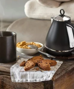 Alternative view of 1.7 L Large Capacity European Retro Style Kettle Household Appliances Teapot Stainless Steel Electric Kettle