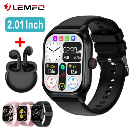 LEMFO LT10 Smart Watch - Bluetooth Call, Touch Dial, Music & Fitness Tracker