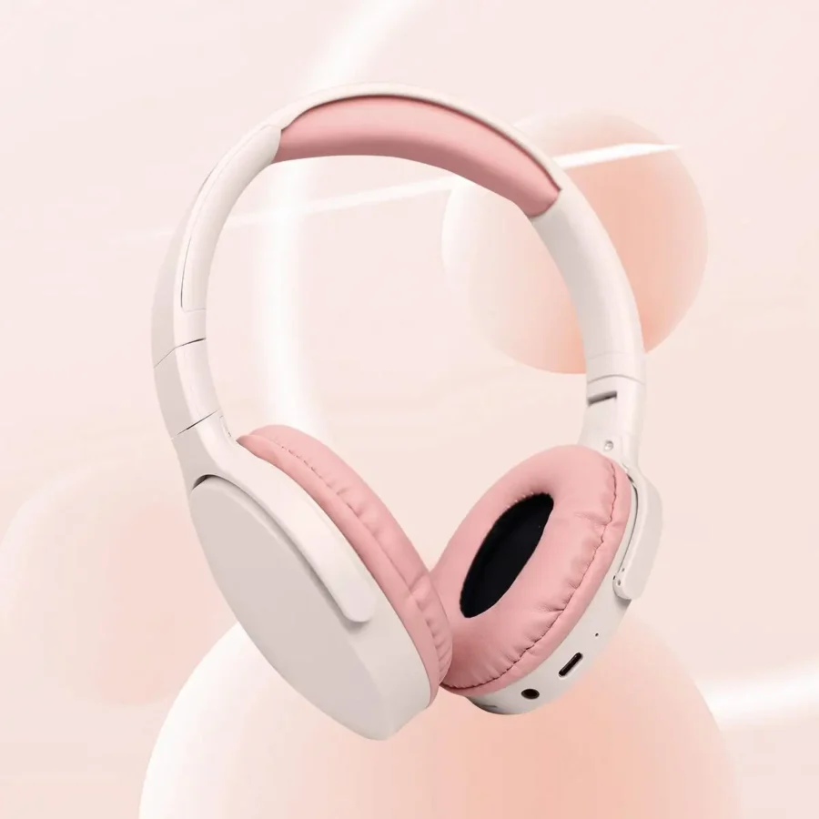 Bluetooth Over-Ear Headphones with Deep Bass and Long Battery Life - Image 2