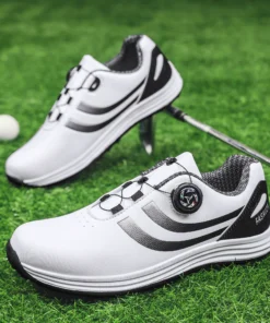 Alternative view of Golf shoes for Outdoor Leisure Sports, Fashionable Men's and Women's Slip-resistant Hiking, Traveling and Walking shoes, White 9