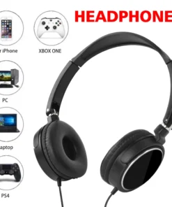 Wired Noise-Cancelling Over-Ear Headphones for PC and Mobile