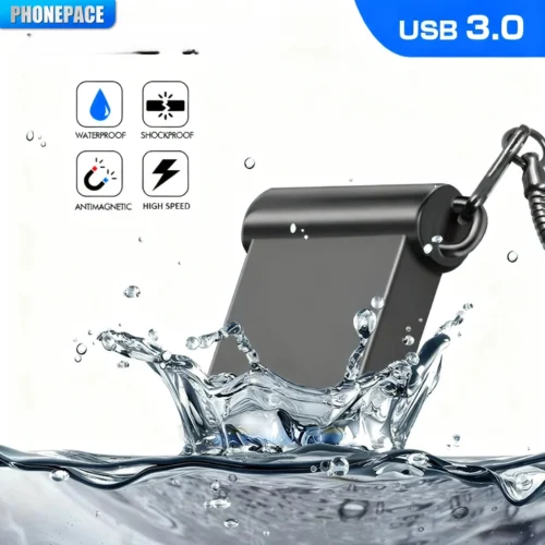 PHONEPACE USB Flash Drive - High-Speed 3.0 Mini Pendrive, 64GB & 128GB Storage Options