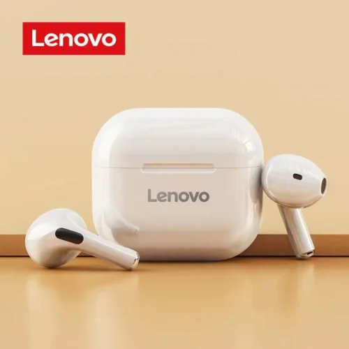 Lenovo LP40 Wireless Bluetooth Earbuds - Touch Control, Stereo Sound, Noise Reduction, Long Battery Life