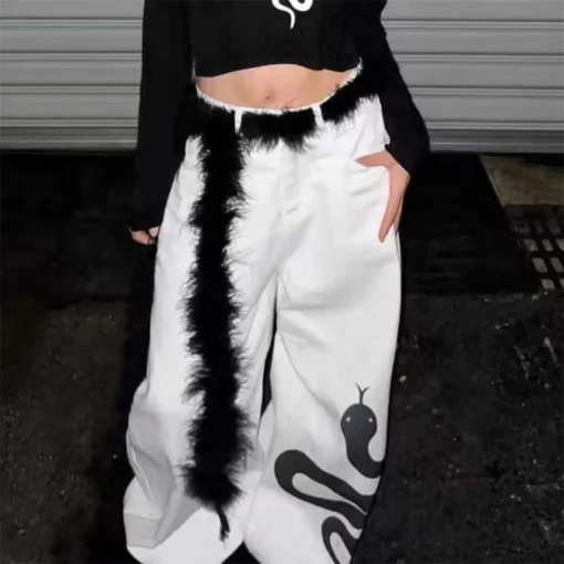 Embroidered Flower Lace Mini Skirt with Ruched Design, High Waist and See-Through Pleated Style - Image 5