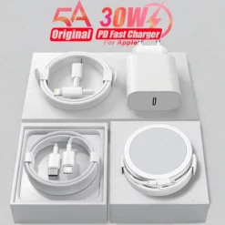 Apple MagSafe Wireless Charger - Fast Charging Compatible with iPhone 11-16 Series and Type-C Cable