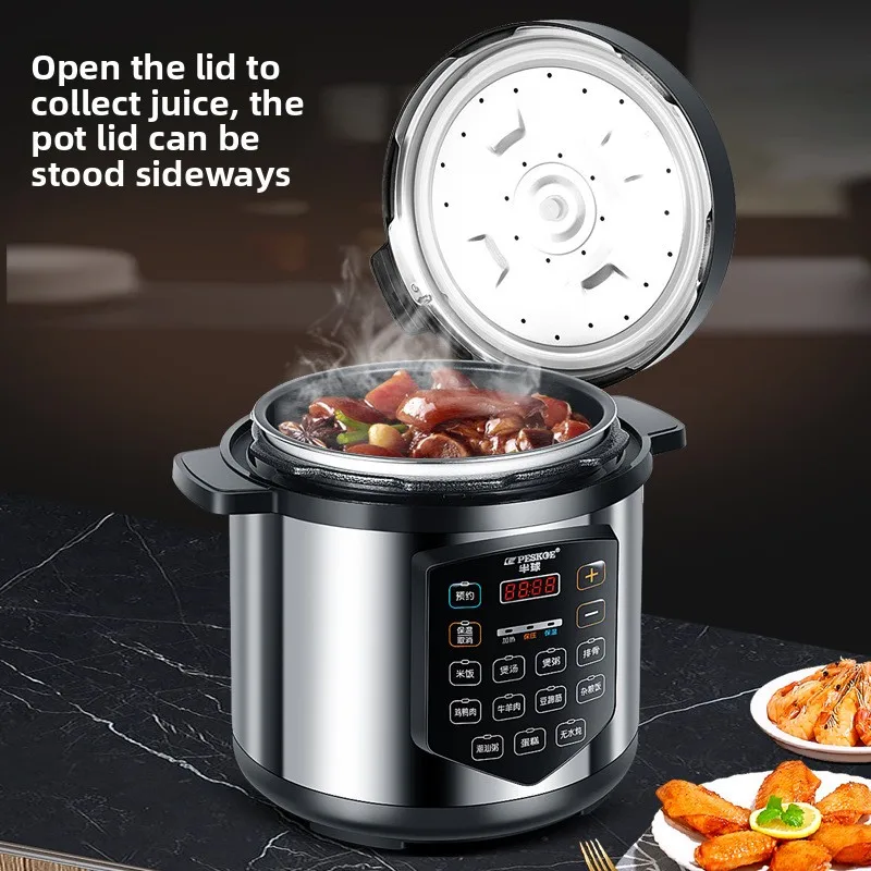Heavy Duty 13L Electric Pressure Cooker with Auto Keep Warm Function
