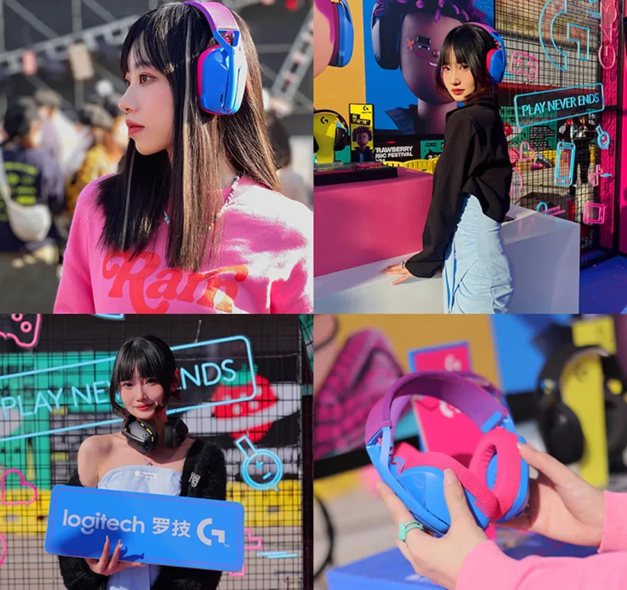 Logitech G435 LIGHTSPEED Wireless Gamer Headset USB Bluetooth/2.4 G Connection Built-in Microphone Gaming Headphone for PC/PS - Image 5