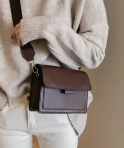 Alternative view of Crossbody Bag PU Leather Fashion Bags for Women Travel Handle Handbag Fashion Shoulder Messenger Bag Ladies Small Flap Bag