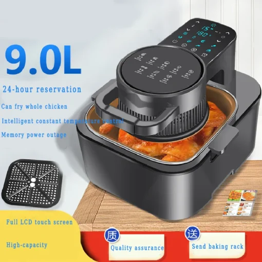 9L Visual Air Fryer - Large Capacity Intelligent Oven for Efficient Cooking - Image 7