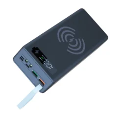 Alternative view of USB Battery Bank Case with LED Light for Charging Smartphones and 16 Slots for Organized Storage