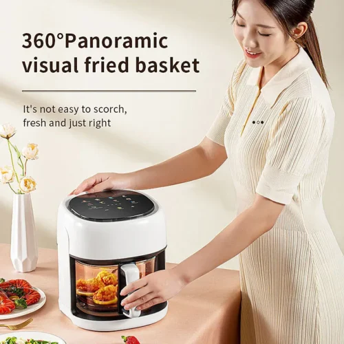 Alternative view of Smart Air Fryer 4.5L with Visual Window – Oil-Free, Automatic Convection Oven