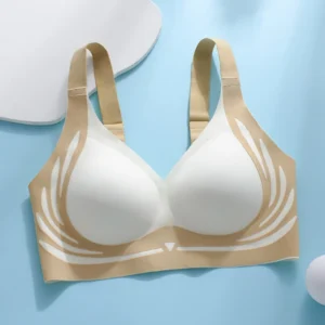 Seamless V-neck Bra for Small Chest with Adjustable Thin Design for Ladies
