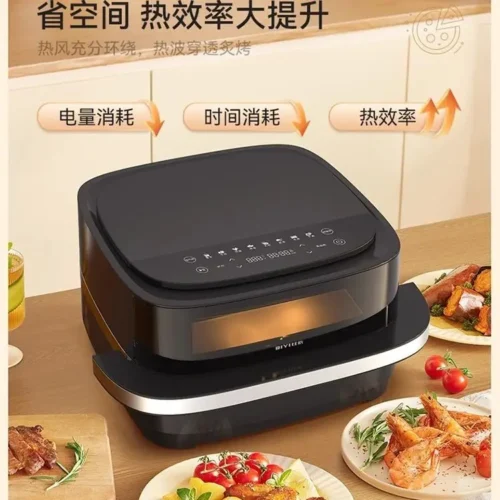 Large Capacity Multi-Function Pizza Air Fryer – Fully Automatic Electric Oven