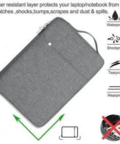 Alternative view of HP Waterproof Laptop Sleeve Case – 13.3" to 16" Sizes, Portable Notebook Cover