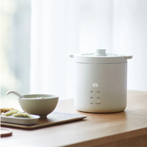 Olayks 1.2L Mini Electric Rice Cooker with Ceramic Glaze Liner for Quick Cooking - Image 5