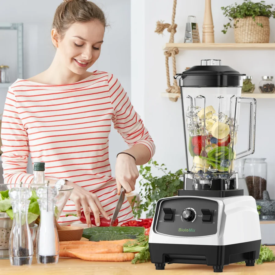 Durable 2200W Heavy-Duty Blender for Smoothies and Juices - Image 6