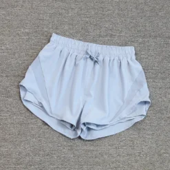 Women's Quick-Drying Fitness Running Shorts with Breathable Fabric and Anti-Exposure Features
