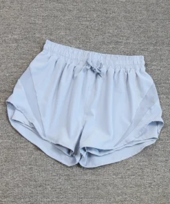 2024 summer cross-border foreign trade Fitness running exercise shorts women's breathable quick-drying anti-exposure short pants