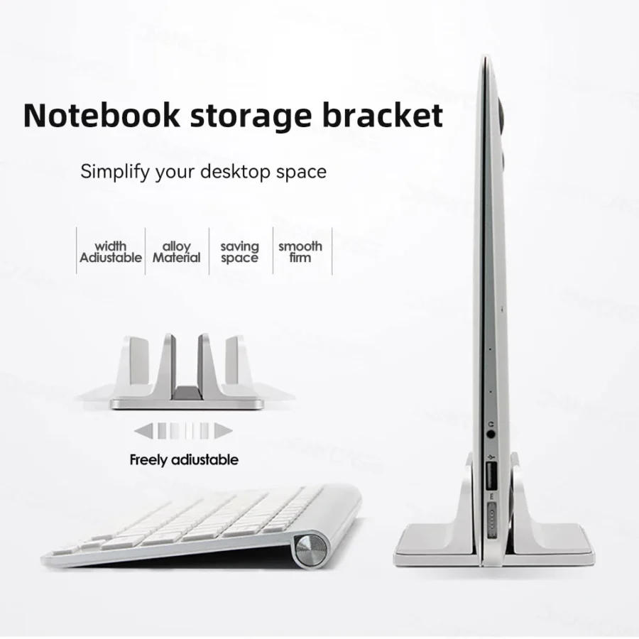 Aluminum Foldable Laptop Stand for 13-17 Inch MacBook and PCs - Image 5