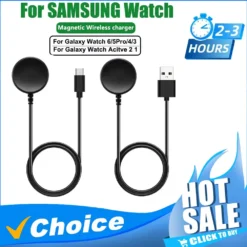 Samsung USB-C Charger for Galaxy Watch Series 4-7 - Smart Watch Replacement Accessory for Galaxy Users