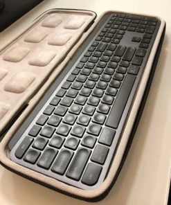 Portable Carrying Case Bag for MX Keys Waterproof EVA Hard Shell Wireless Bluetooth Mechanical Keyboard Storage Box