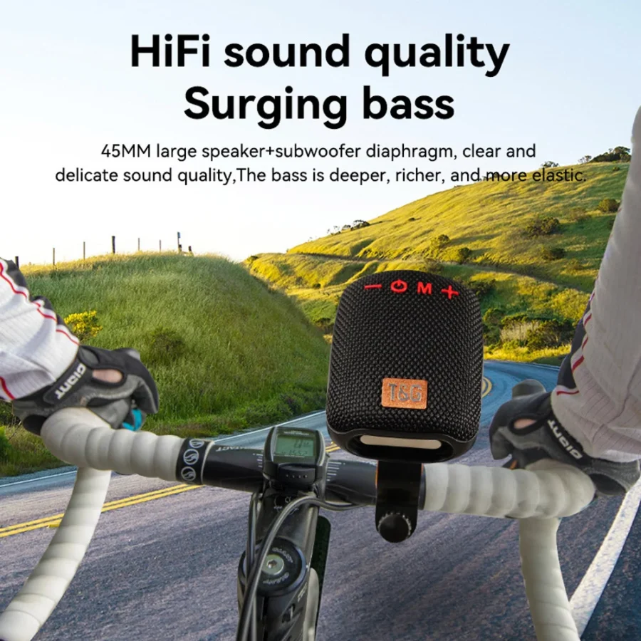 Portable Waterproof Bluetooth Speaker for Bicycles - Rechargeable Handlebar Sound Box - Image 4