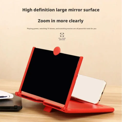 Alternative view of 10 Inch Pull-out Mobile Phone Screen Amplifier HD Video Amplifier Stand Bracket Phones Screen Magnifier Cell Phone Stand Bracket