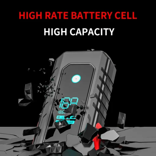 Car Jump Starter Power Bank with Dual PD140W Fast Charging for Vehicles and Devices - Image 4