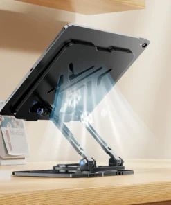 Alternative view of Adjustable Aluminum Tablet Holder Stand - Compatible with 4.7-16.5" iPads and Tablets