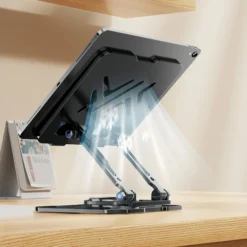 Alternative view of Adjustable Aluminum Tablet Holder Stand - Compatible with 4.7-16.5" iPads and Tablets
